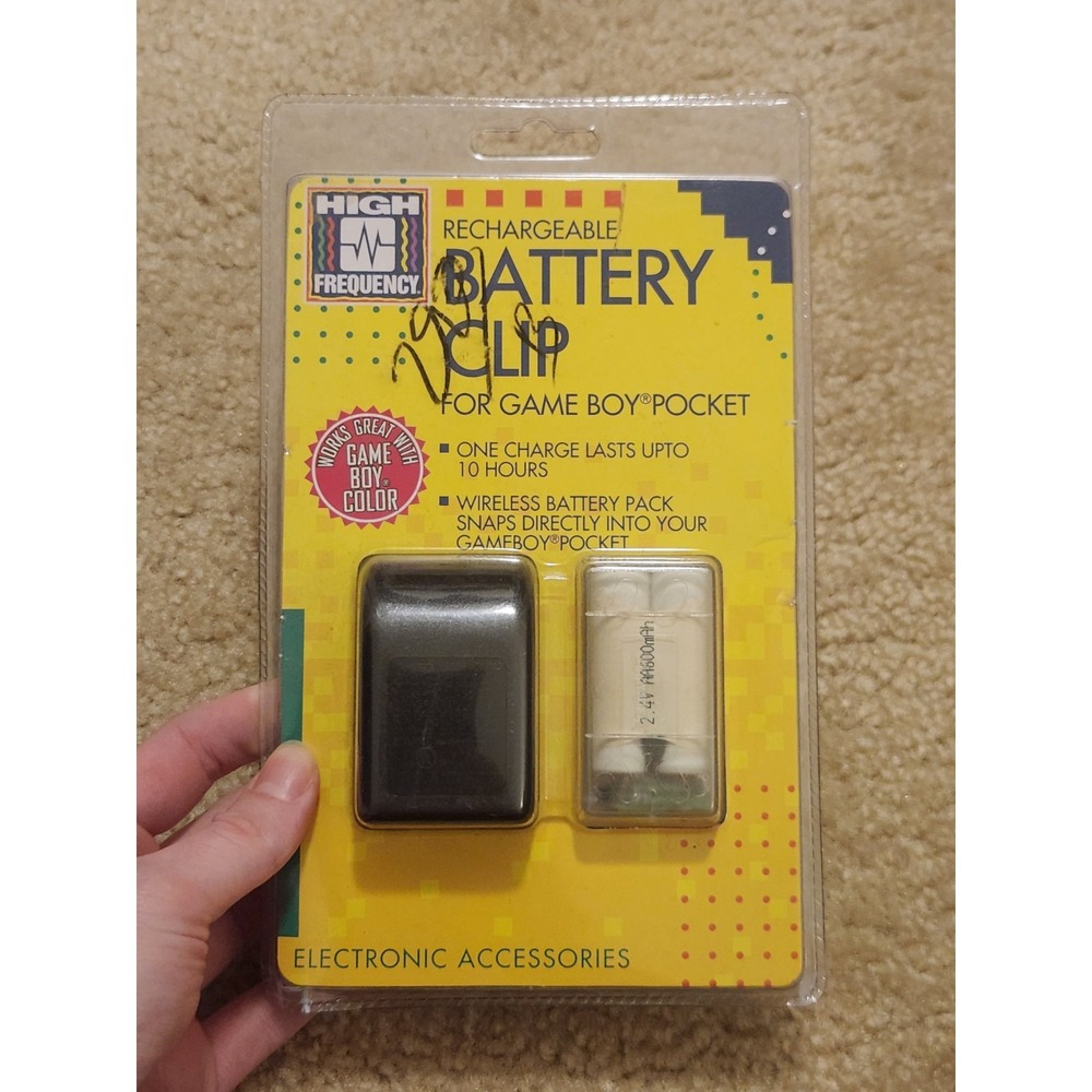 Nintendo Game Boy Pocket Rechargeable Battery Clip 1997 High Frequency New